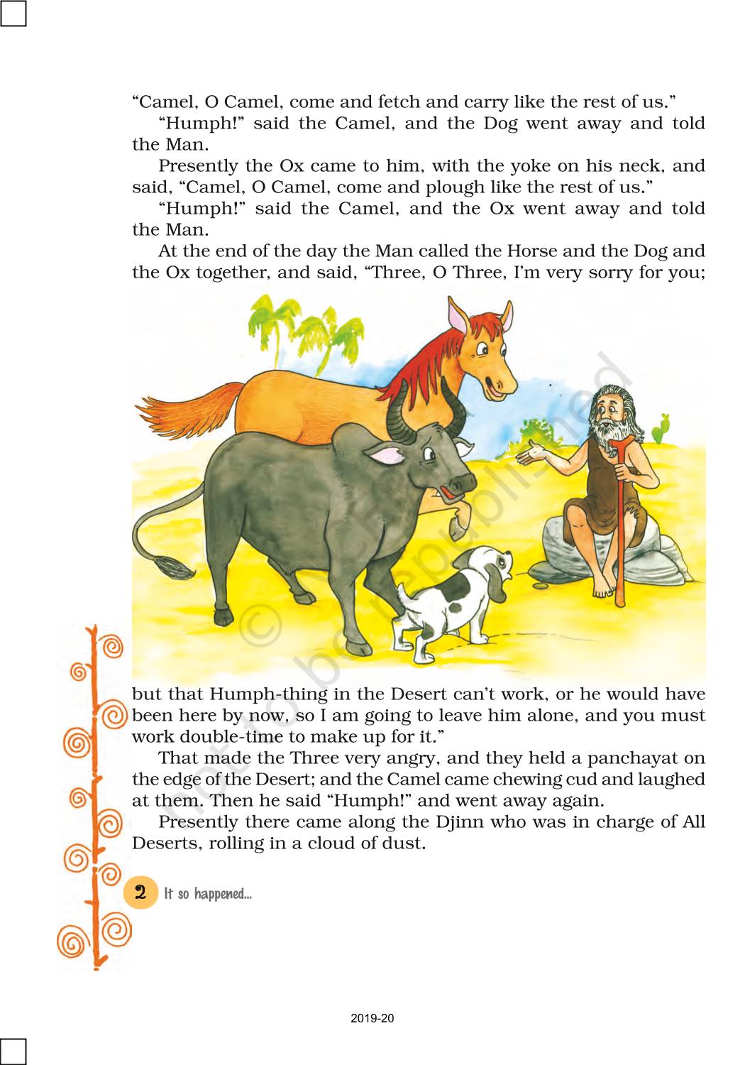 How The Camel Got His Hump - NCERT Book Of Class 8 English It So Happened